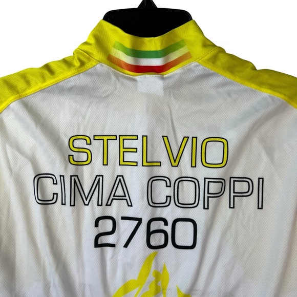 Dialto Cycling Jersey Mens Size L Yellow White Black - Picture 6 of 11
